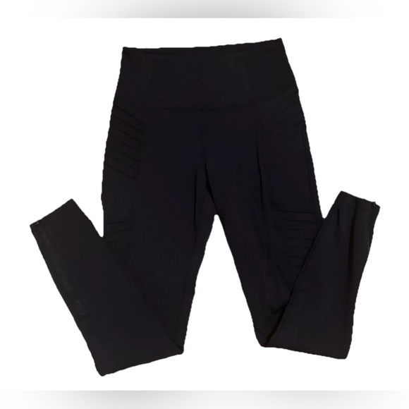 Athleta Delancey Moto Tight, BLACK SIZE XSP #598323 - Picture 7 of 9